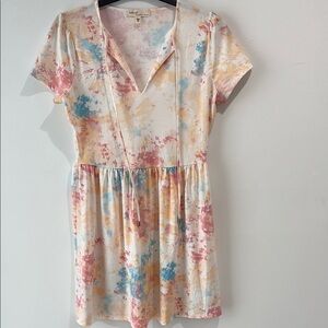 Colorful Tie-Dye Dress